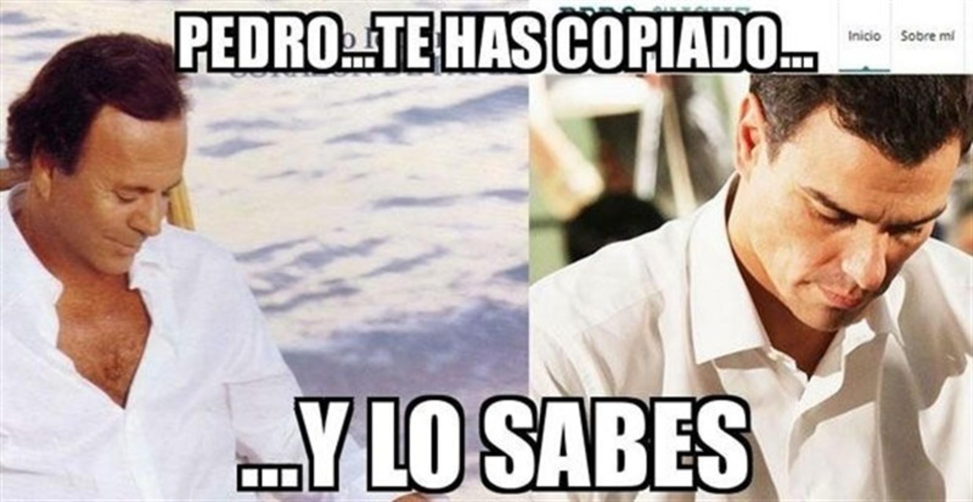 Meme de Pedro Sánchez